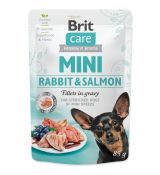 Kapsička BRIT Care Mini Rabbit & Salmon fillets in gravy 85g