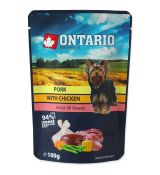 Kapsička ONTARIO Pork with Chicken in broth 100 g