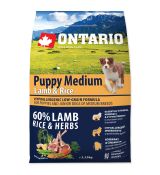 ONTARIO Puppy Medium Lamb & Rice 2,25 kg