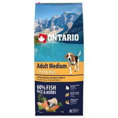 ONTARIO Adult Medium Fish & Rice 0,75 kg