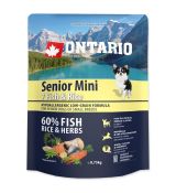 ONTARIO Senior Mini Fish & Rice 0,75 kg