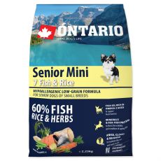 ONTARIO Senior Mini Fish & Rice 2,25 kg