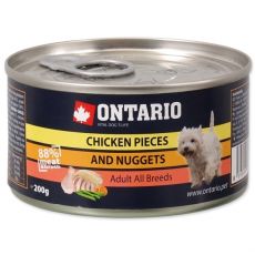 KONZERVA ONTARIO DOG CHICKEN PIECES + CHICKEN NUGGET 200G