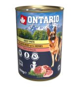 Ontario konzerva Beef Pate flavoured with Herbs 400g