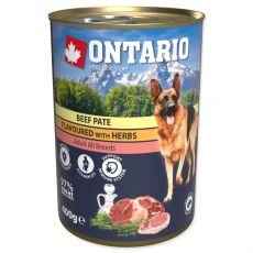 Ontario konzerva Beef Pate flavoured with Herbs 400g