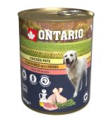 Ontario konzerva Chicken Pate Flavoured with Herbs 800g