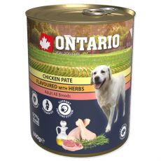 Ontario konzerva Chicken Pate Flavoured with Herbs 800g