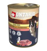 Ontario konzerva Duck Pate flavoured with Cranberries 800g