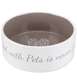 Miska DF Pets home krémová 1,4l