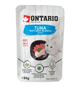Kapsička ONTARIO Cat Tuna in Broth 80g