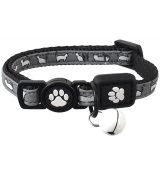 Obojok Active Cat Reflective biele