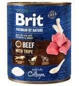 Konzerva Brit Premium Beef with Tripe 800g