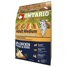 ONTARIO Adult Medium Chicken&Potatoes 2,25kg