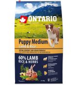 Ontario Puppy Medium Lamb & Rice 6,5kg
