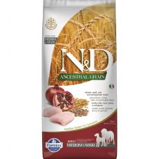 Farmina N&D Ancestral Grain Dog Chicken and Pomegranate Adult  12 kg