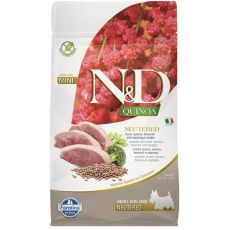 Farmina N & D dog QUINOA (GF) adult mini, neutered, duck, broccoli & asparagus 0,8 kg