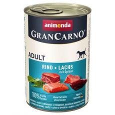 ANIMONDA Konz.GranCarADULT losos+spenat 400g