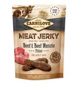 CARNILOVE JERKY SNACK BEEF & BEEF MUSCLE FILLET 100G