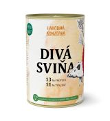 PET FARM KONZERVY PRE PSOV DIVA SVINA 400G / DIVIAK