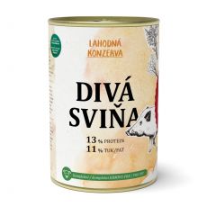 PET FARM KONZERVY PRE PSOV DIVA SVINA 400G / DIVIAK