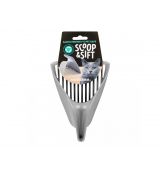 SCOOP & SIFT lopatka plastová 13,2x15,4cm šedá