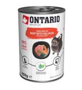 Ontario BEEF with salmon for adult cats 400g