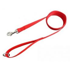 HUHUBAMBOO vodítko JEDNOBAREVNÉ popruhové 2,5x150cm, červené