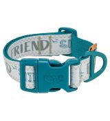 BE NORDIC obojok extra široký, petrolejová XS-S 25-36 cm/25mm