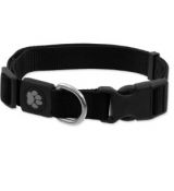 Obojok ACTIVE DOG Premium, cierny M, 2x34-49cm