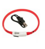 Karlie LED obojek pro kočky 20-35 cm, cerveny