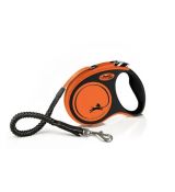 Vodítko Flexi Xtreme, páska, oranžové 5 m