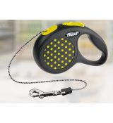 Voditko Flexi Design lanko M 5m zlte